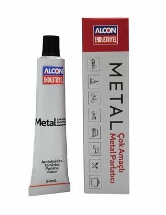 ALCON METAL PARLATICI TÜP POLISH  50 ML.  M-9935