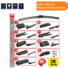 APARATLI ÖN MUZ SİLECEK 28 İNÇ/700 MM KOD:1353362