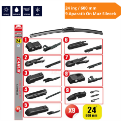 APARATLI ÖN MUZ SİLECEK 24 İNÇ/600 MM KOD:1353360