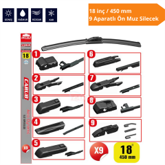 APARATLI ÖN MUZ SİLECEK 18 İNÇ/450 MM KOD:1353355