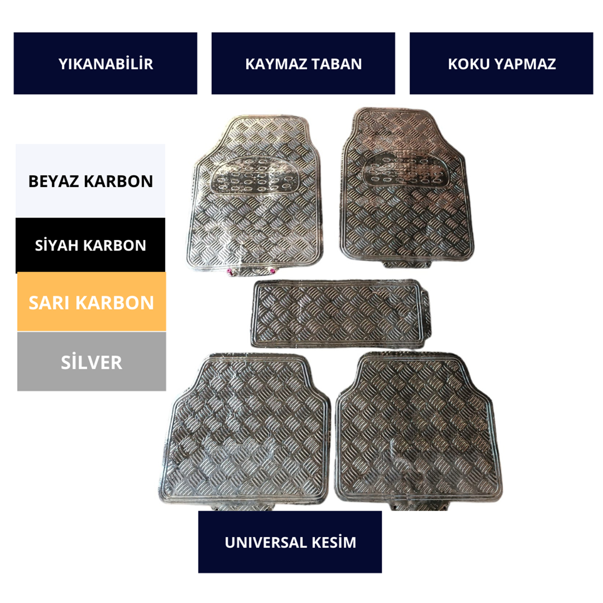 PASPAS KROM MODEL 5'Lİ SET RENK ÇEŞİTLERİ (KOLİ 8Lİ) KOD:KRMP20140001