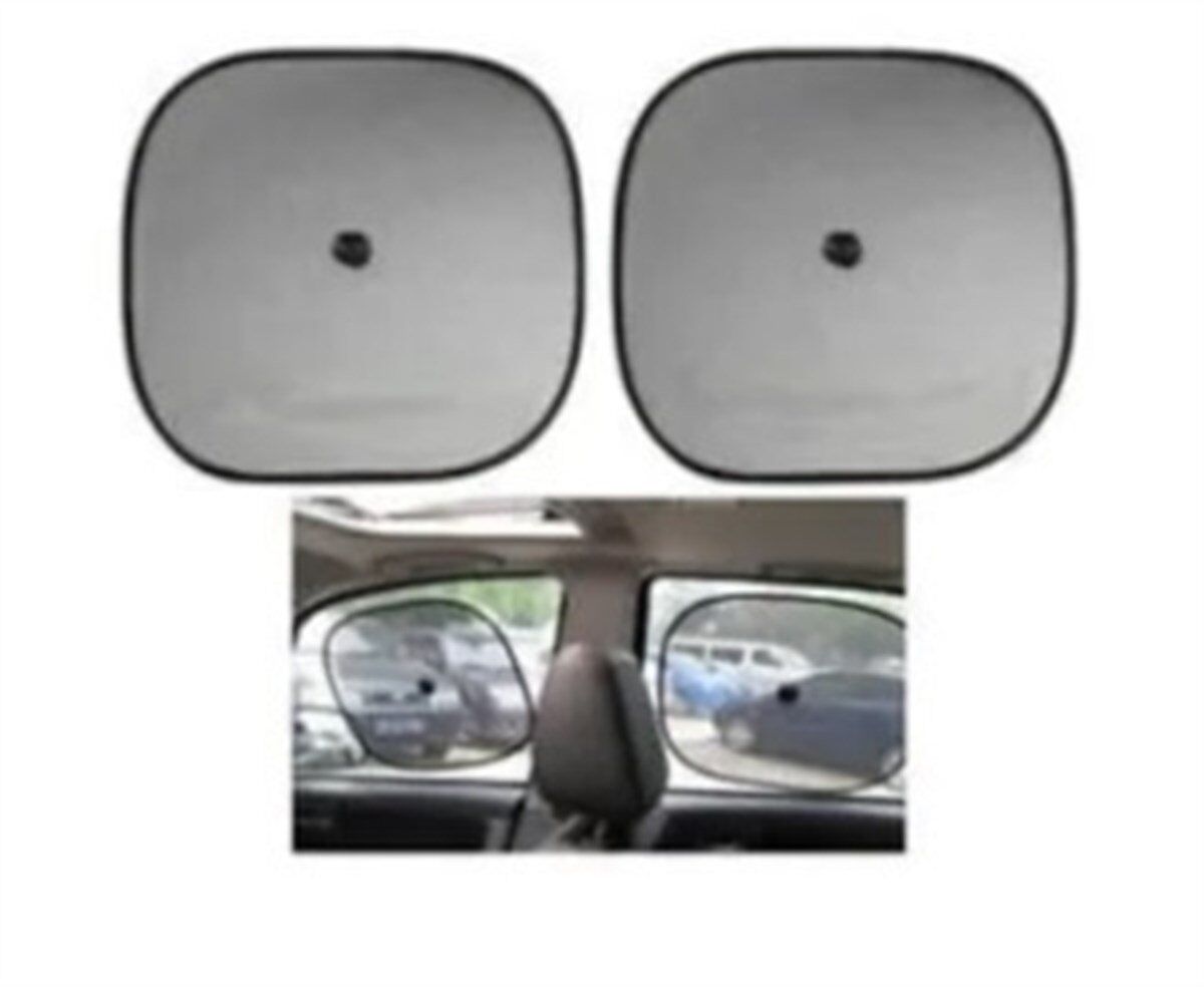 PERDE GÜNEŞLİK YAN CAM DÜZ SİYAH VANTUZLU KOD:FA1-650