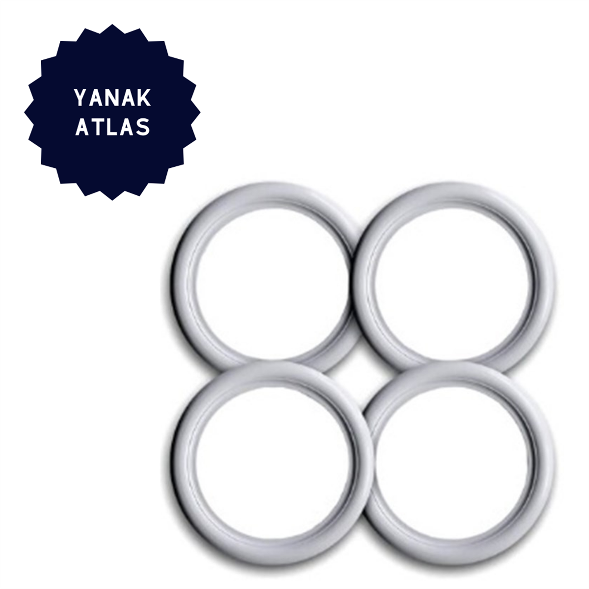 YANAK ATLAS 16 JANT BEYAZ 4 ADET KOD:YAN16B
