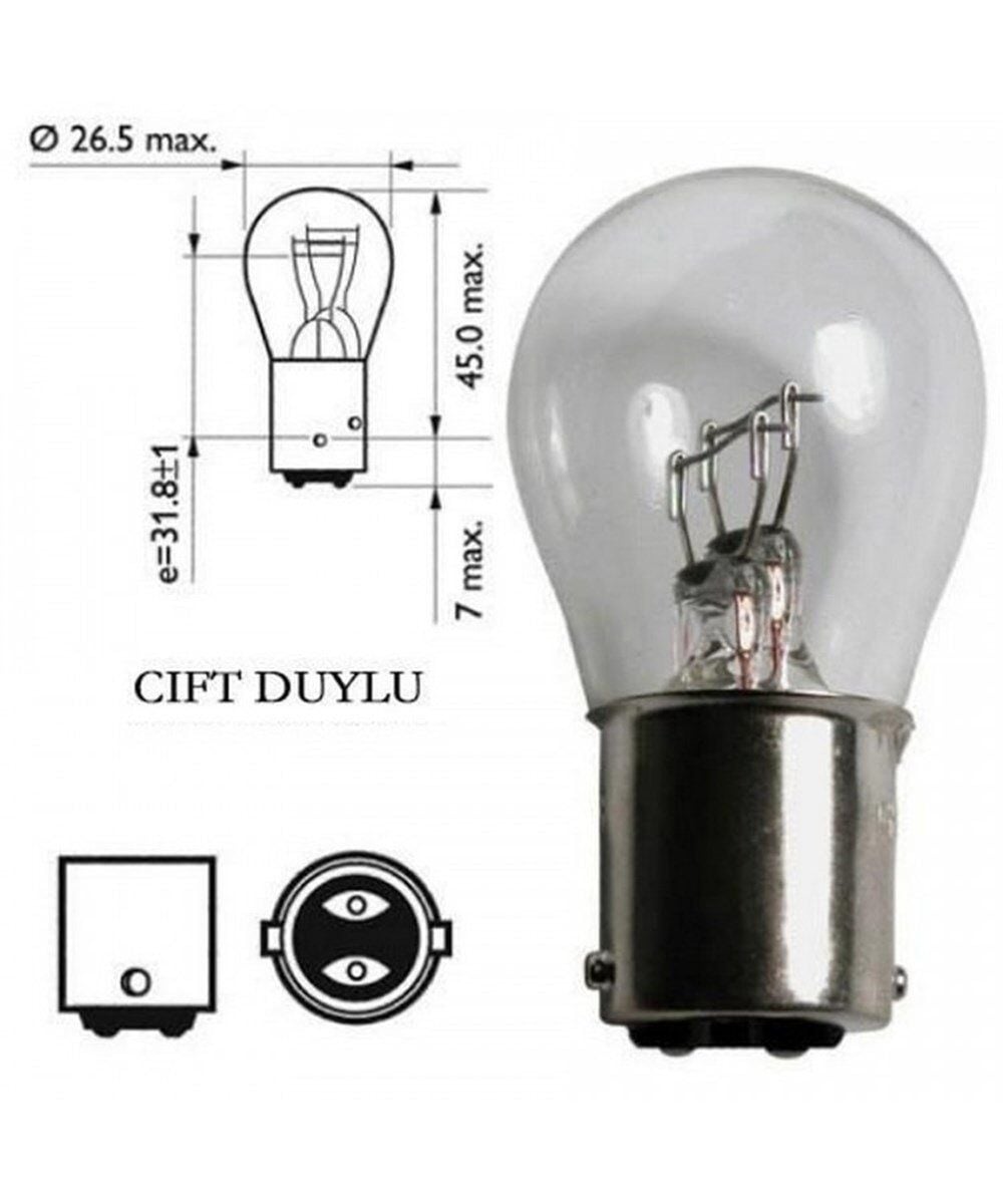 1016 AMPUL 24V ŞAŞI TIRNAK KOD:3213