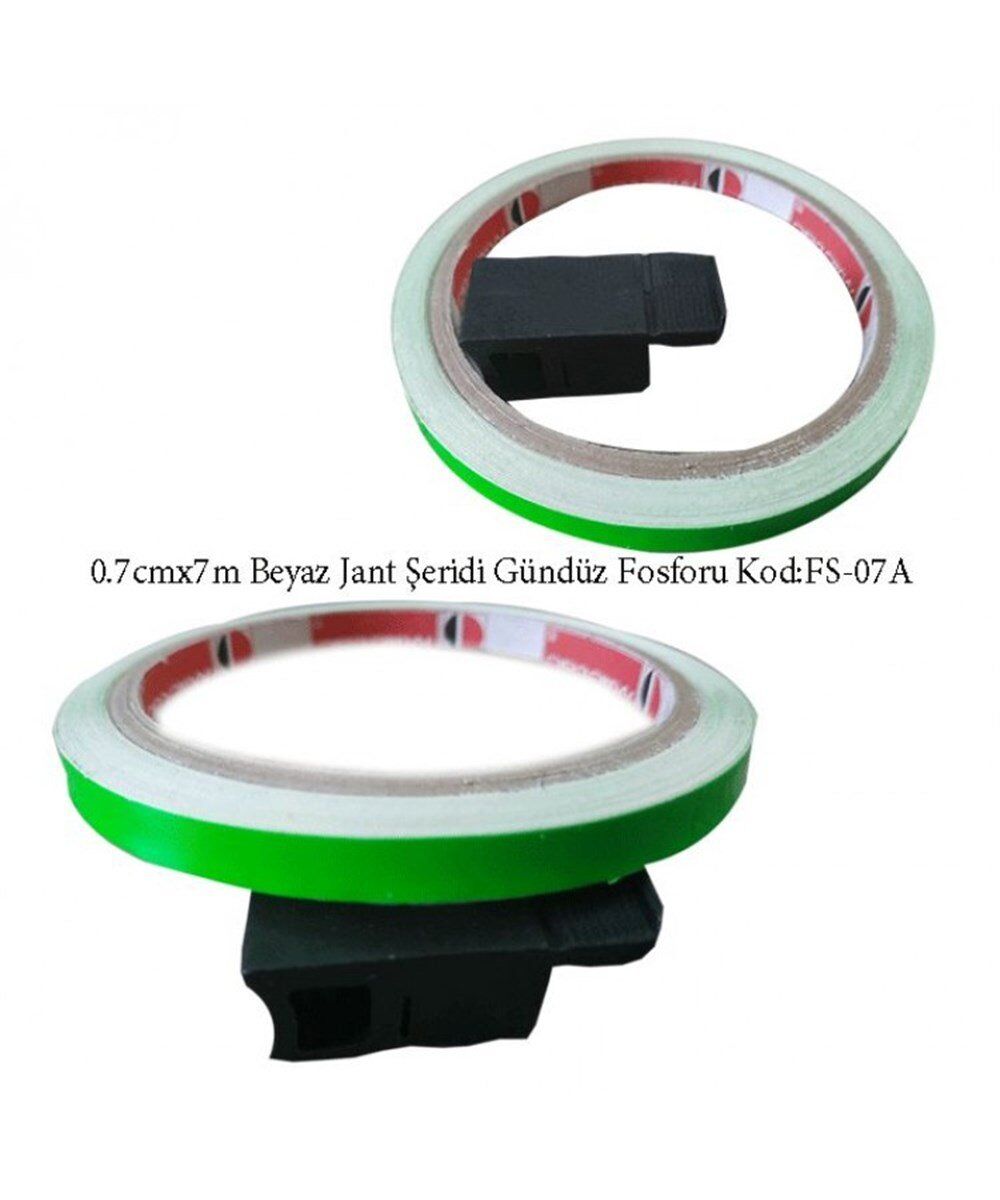 JANT ŞERİDİ 0.7CMX7M YEŞİL GÜNDÜZ FOSFORU KOD:FS-07A