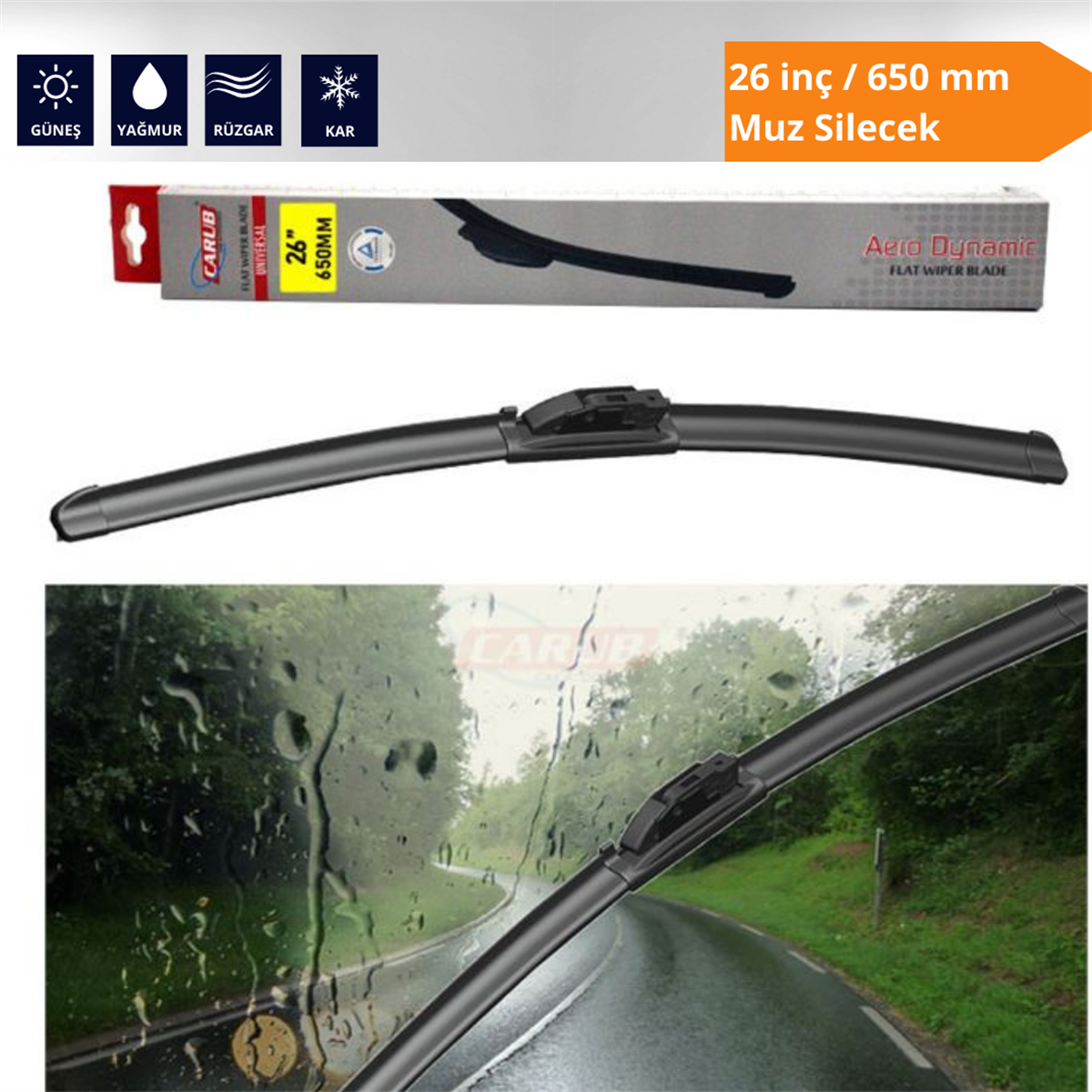 MUZ SİLECEK 26 İNÇ/650 MM KOD:1353126