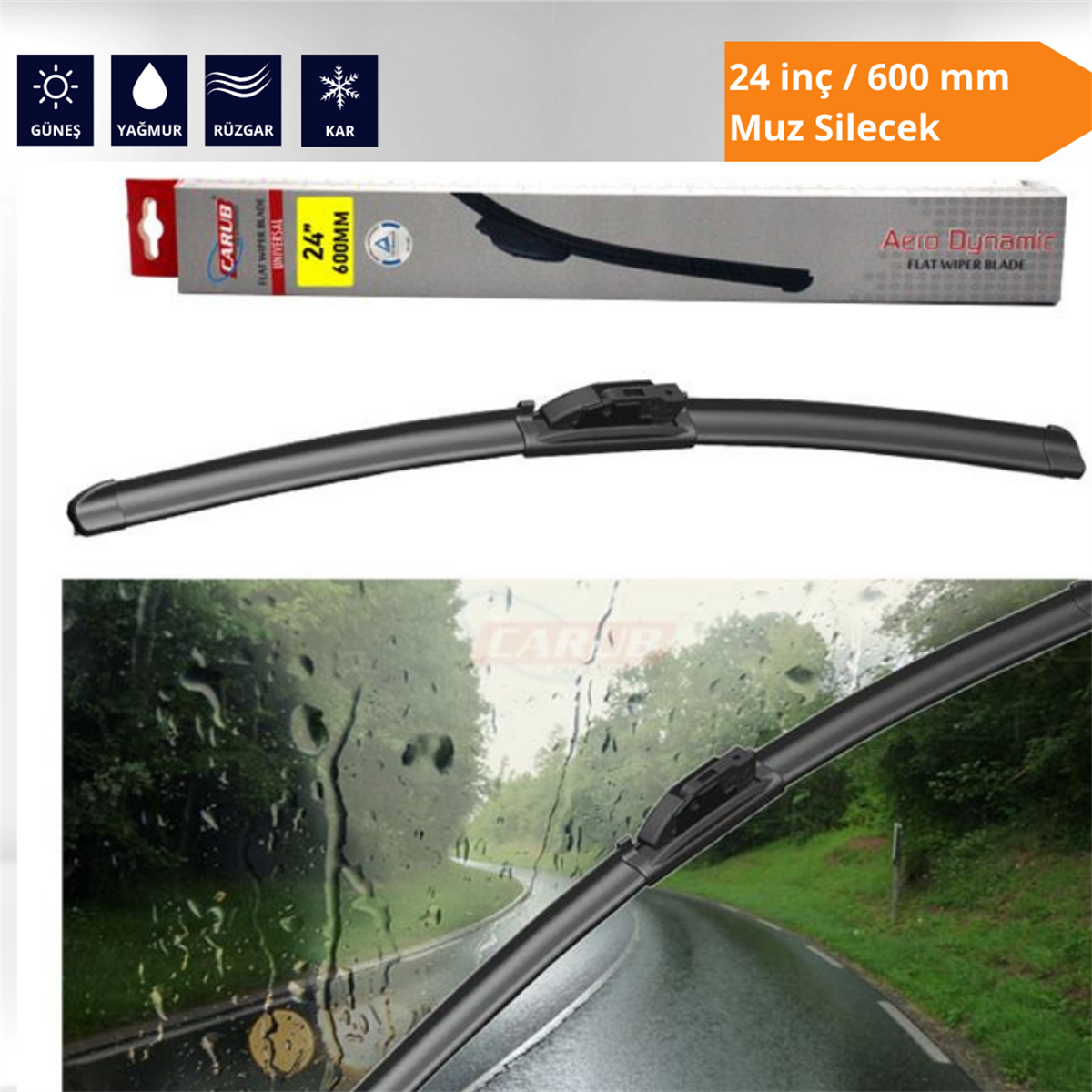 MUZ SİLECEK 24 İNÇ/600 MM KOD:1353124