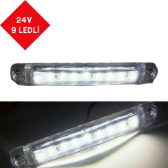 PARMAK LED 24V 9 LEDLİ BEYAZ KOD:TH-910