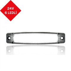 PARMAK LED 24V 6 LEDLİ BEYAZ KOD:TH-610