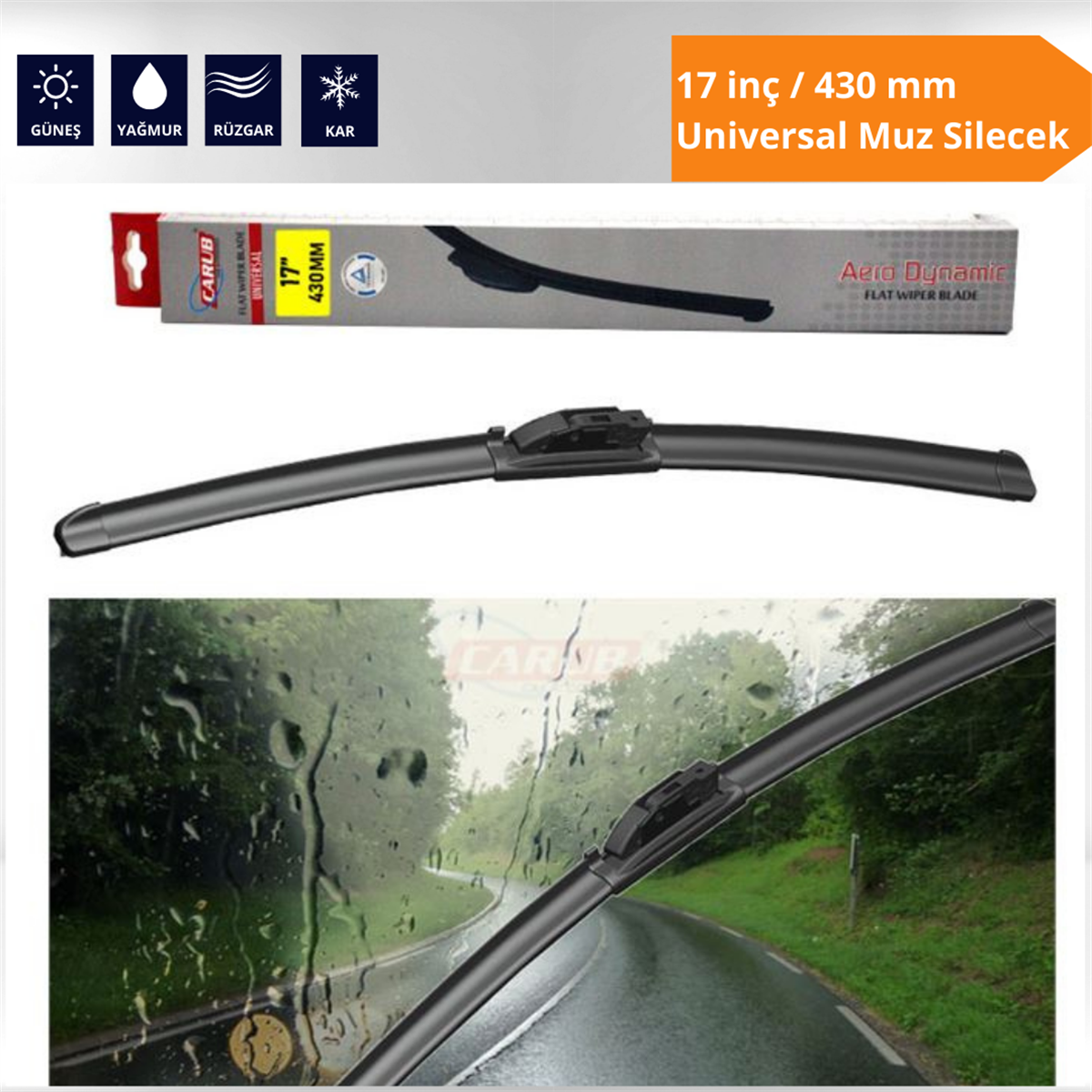 MUZ SİLECEK 17 İNÇ/430 MM KOD:1353117