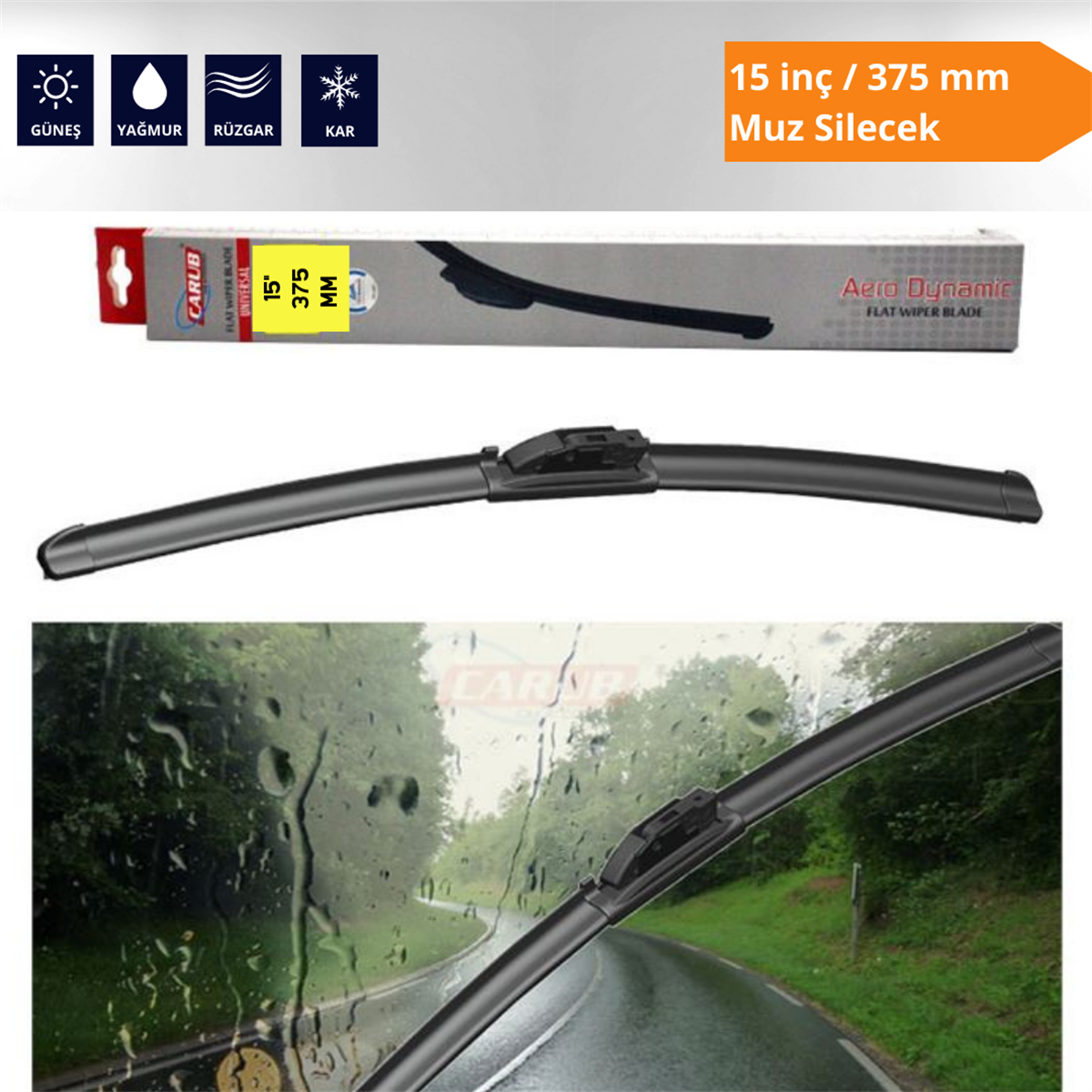 MUZ SİLECEK 15 İNÇ/375 MM KOD:1353115