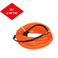 ŞERİT NEON TURUNCU IŞIKLI 12V 2METRE KOD:ITH1572