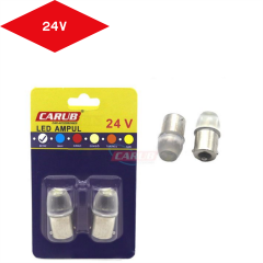 67 LED AMPUL 24V CAMLI SOFT BEYAZ KOD:0403519