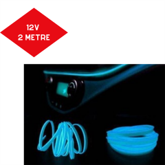 ŞERİT NEON BUZMAVİ IŞIKLI 12V 2METRE KOD:ITH1569