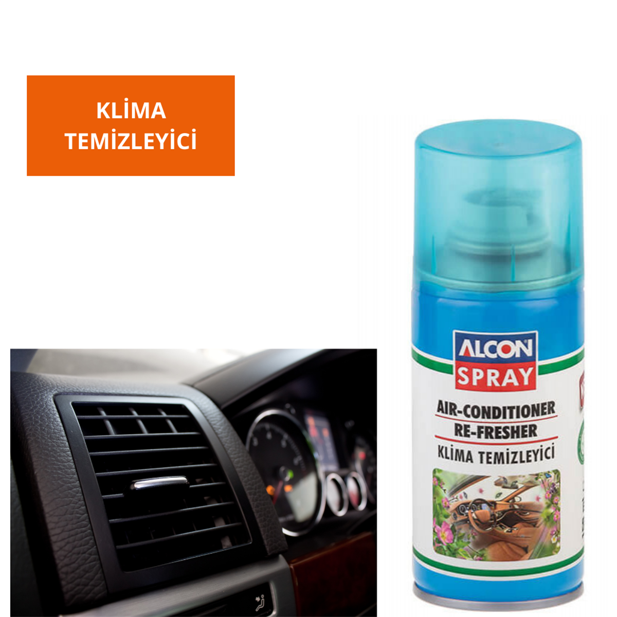 KLİMA TEMİZLEYİCİ 150 ML ALCON KOD:M-7725