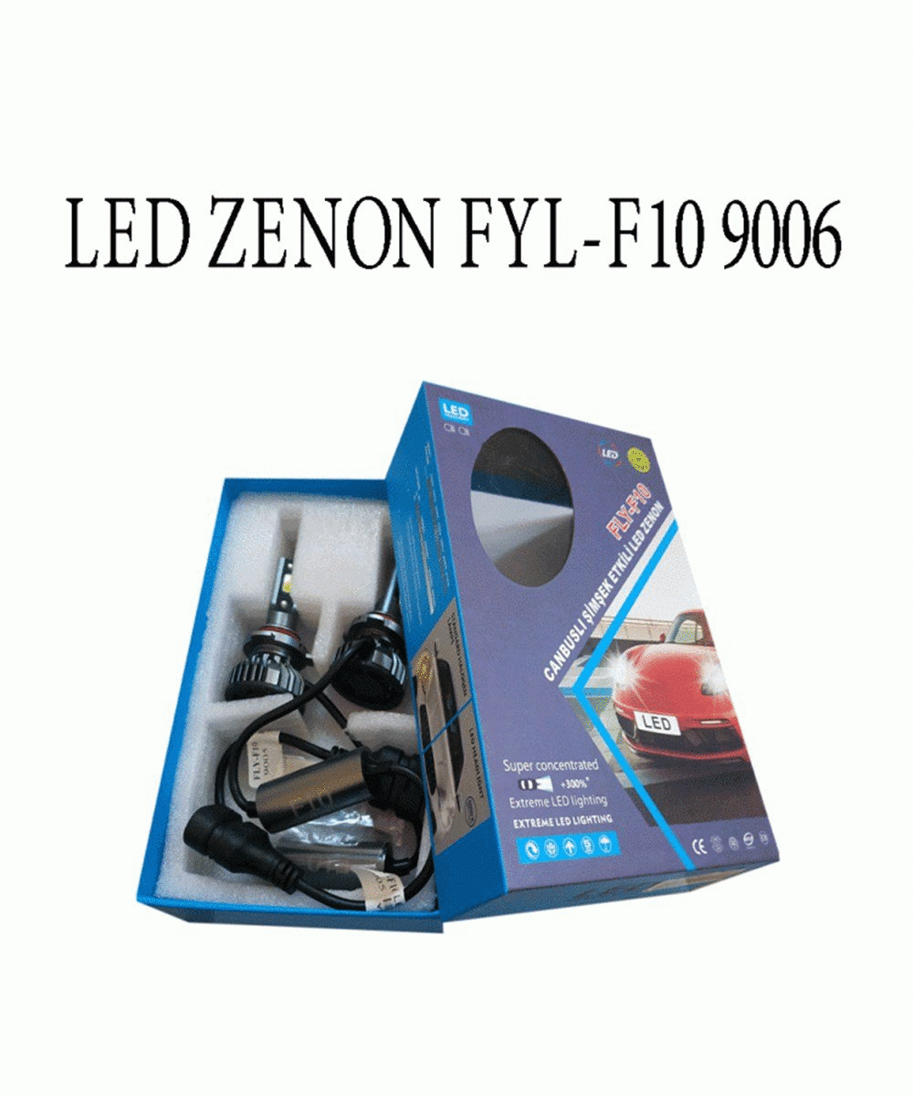 LED ZENON FLY-F10 CANBUS ŞİMŞEK ETKİLİ LED ZENON H9006 KOD:FLY9006