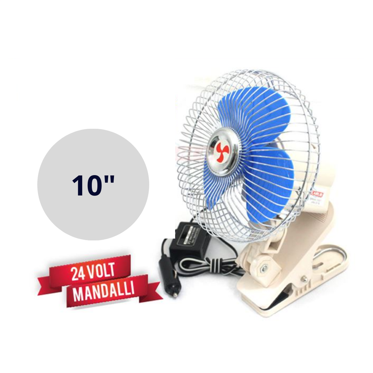 VANTİLATÖR 10İNÇ 24V MANDALLI KOD:ITH-1271