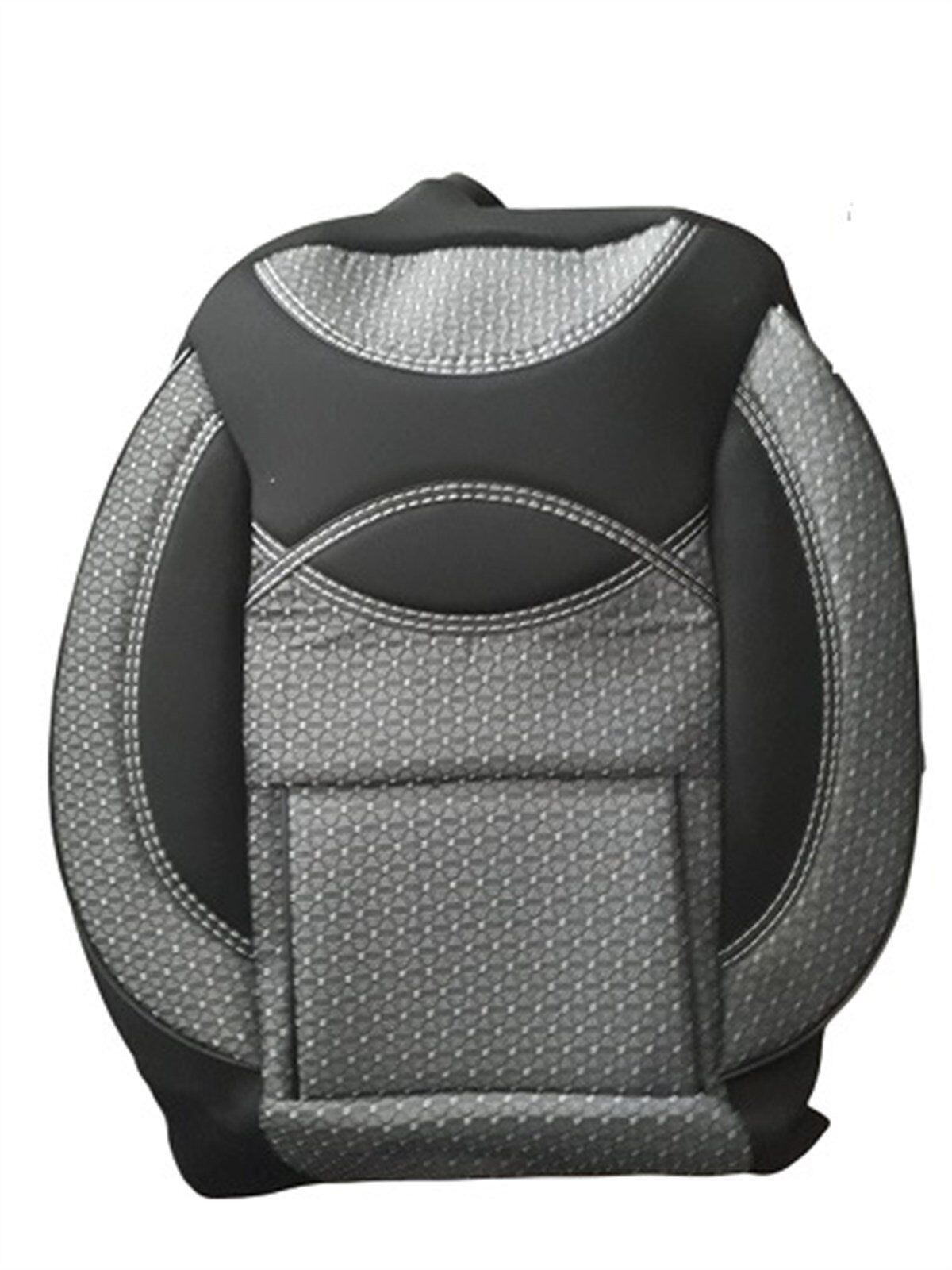 KOLTUK KILIFI KAMYONET-TRANSİT TİPİ ARAÇLAR 2+1 GRİ-SİYAH KOD:87