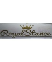 ROYAL STANCE ÇIKARTMA SARI YALDIZLI 3X 9.5CM KOD:C007