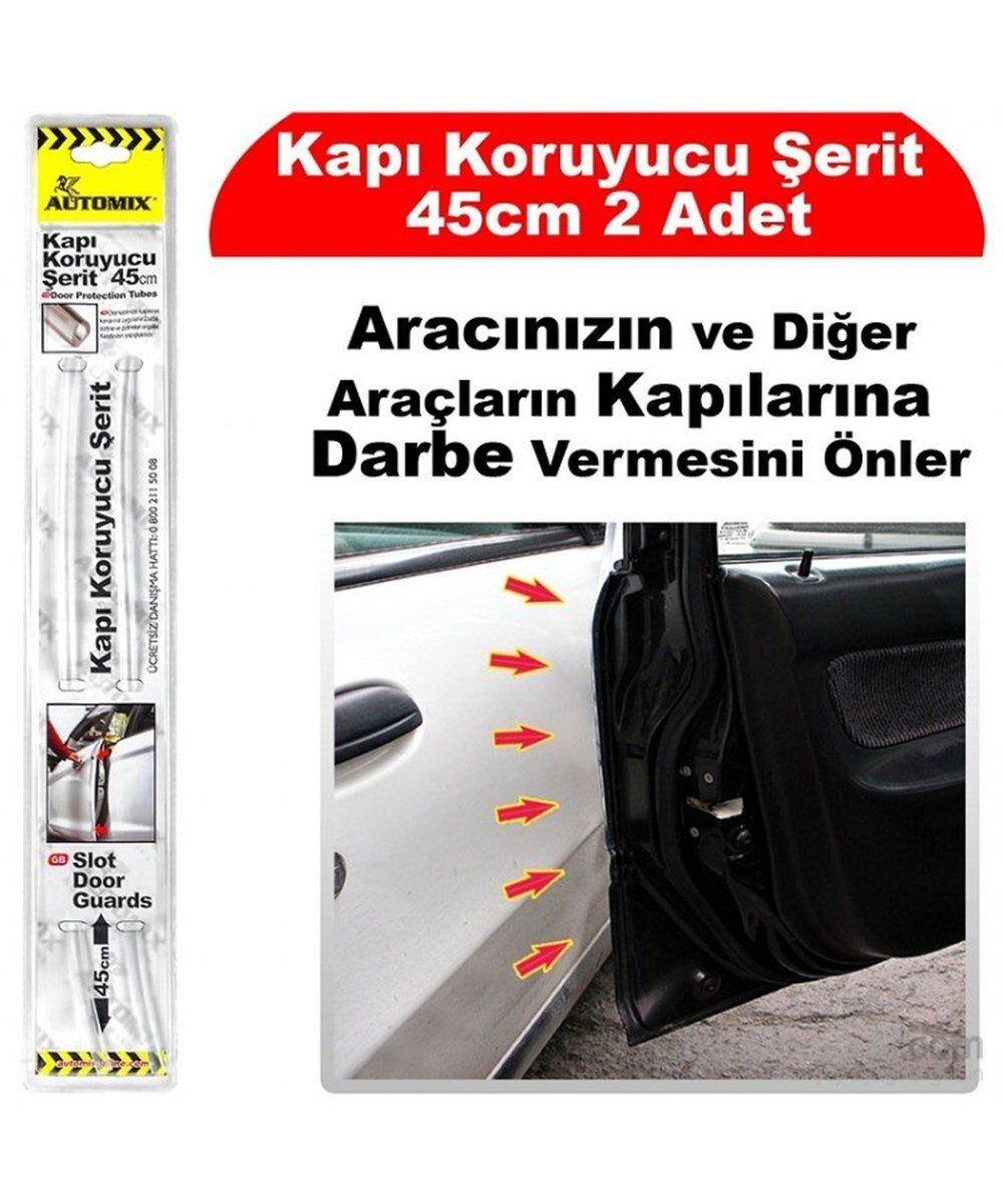 KAPI KORUYUCU DARBE ÖNLEYİCİ ŞEFFAF ŞERİT 45CM TAKIM KOD:11600