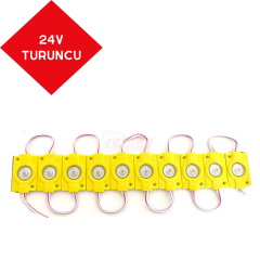 PARMAK LED 24V MERCEKLİ TURUNCU BÜYÜK ÇİPLİ KOD:0409969