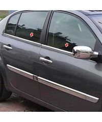 CAM ÇITASI KROMU RENAULT MEGANE 2 4 PARÇA KOD:K0034