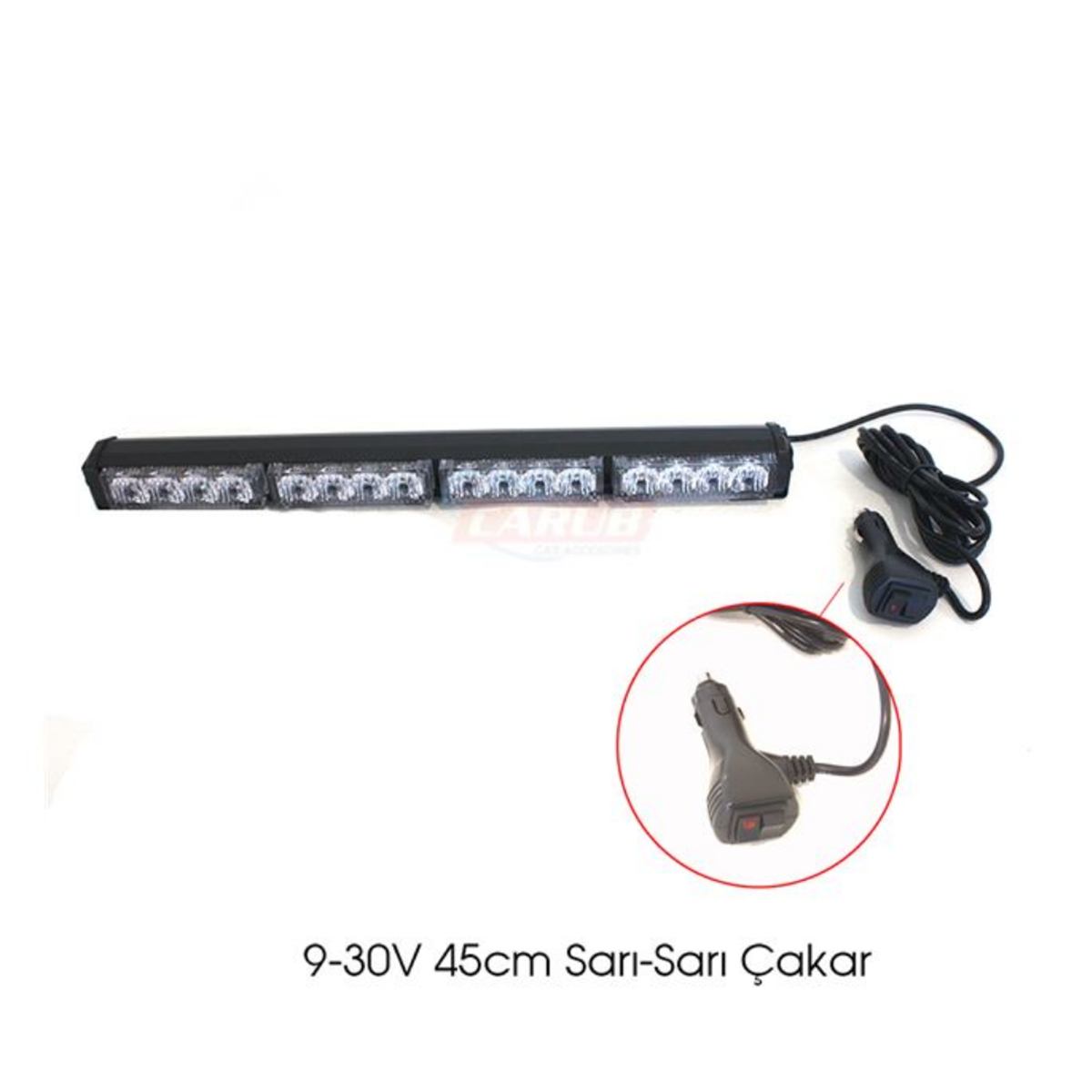 OFF ROAD PROJEKTÖR 9-30V 45CM SARI ÇAKAR FONKSİYONLU KOD:4203277