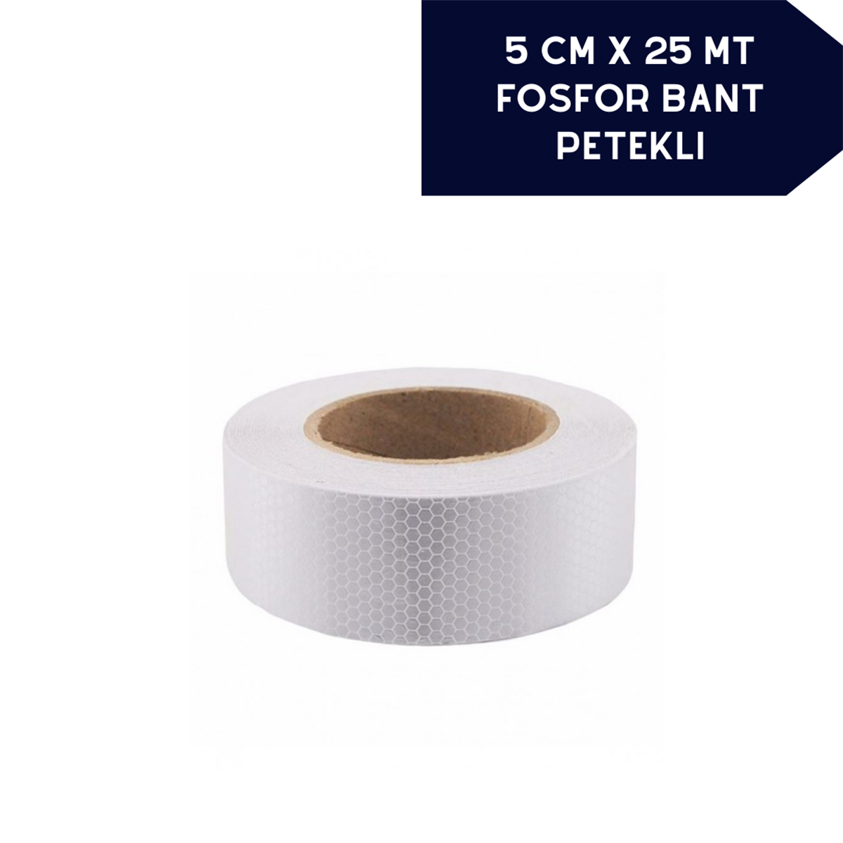 FOSFOR BANT PETEKLİ 5CMX25M BEYAZ KOD:2407503