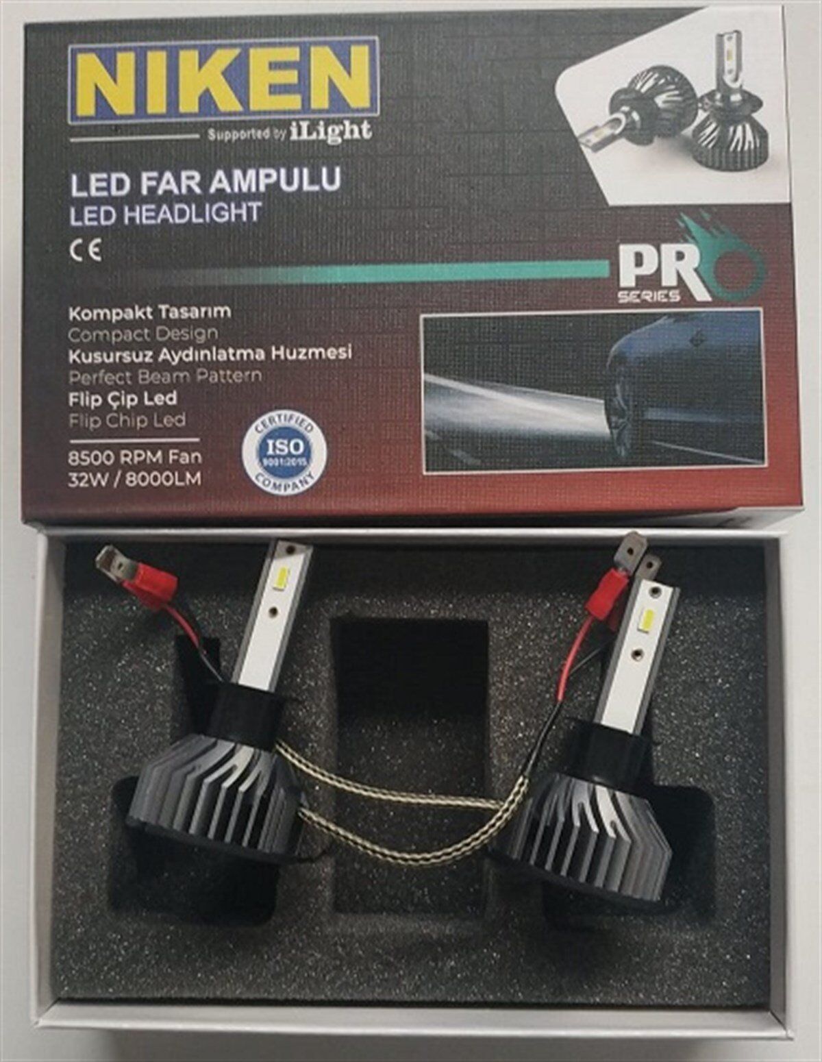 LED ZENON PRO SERİSİ H3 NİKEN KOD:0120030201