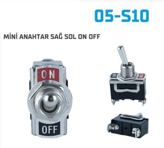 MİNİ ANAHTAR SAĞ SOL ON OFF  05-S10