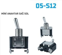 MİNİ ANAHTAR SAĞ SOL ON OFF  YANINDA YAZILI 05-S12
