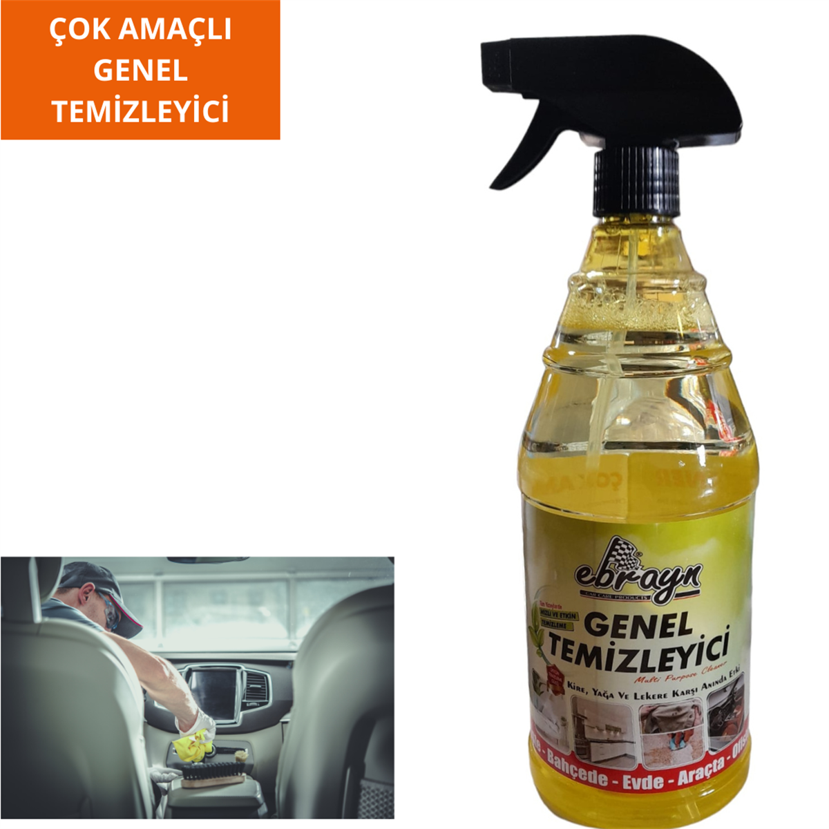 ÇOK AMAÇLI GENEL TEMİZLEYİCİ 1 LİTRE KOD:EBR032