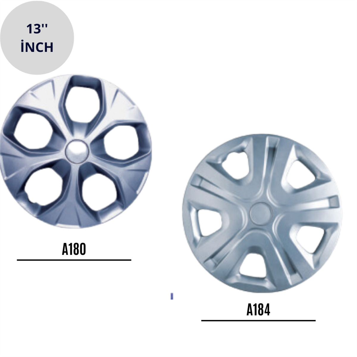 JANT KAPAĞI 13 İNCH KIRILMAZ ESNEK 4 ADET GRİ KOD:913
