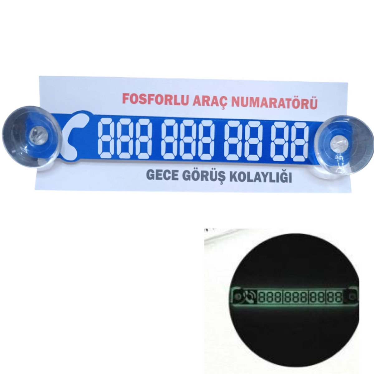 PARKTEL NUMARATÖR VANTUZLU FOSFORLU MVP121 KOD:PT4