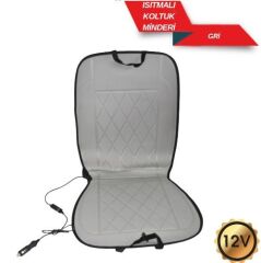KOLTUK MİNDERİ ISITMALI GRİ - SİYAH 12 V  4807302-01