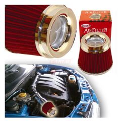 HAVA FİLTRESİ 2 APARATLI KROM-KIRMIZI KOD:4686301