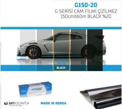 CAM FİLMİ ÇİZİLMEZ 150CMX60M BLACK SENTİNEL  G150-20