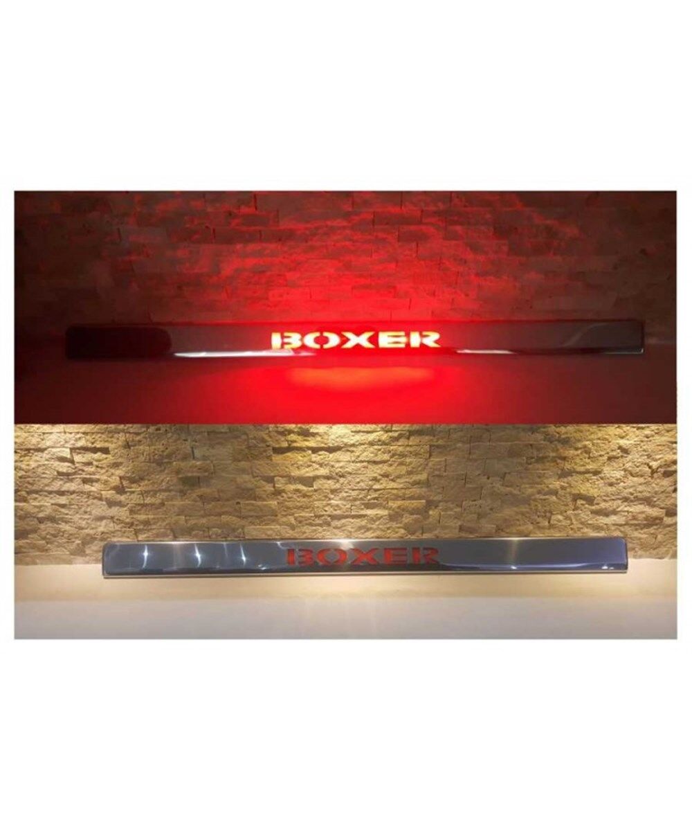 BAGAJ ÇITASI KROM PEUGEOT BOXER IŞIKLI KIRMIZI 1 PARÇA KOD:K00212