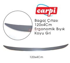 BAGAJ ÇITASI 120X4CM ERGONOMİK BIYIK PARLAK KOYU GRİ KOD:2790142