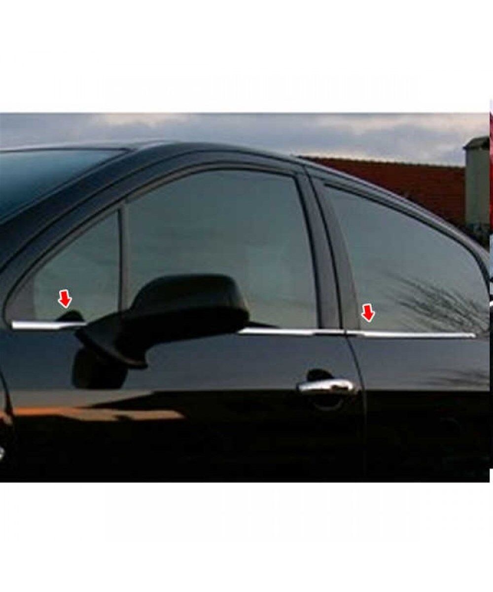 CAM ÇITASI KROMU PEUGEOT 407 4 PARÇA KOD:K0087