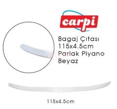 BAGAJ ÇITASI 115X4,5CM PARLAK BEYAZ KOD:2790155