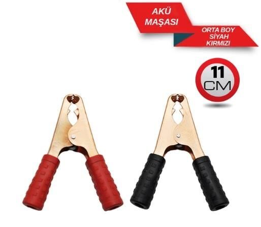 AKÜ MAŞASI ORTA BOY SİYAH KIRMIZI KOD: 0475002