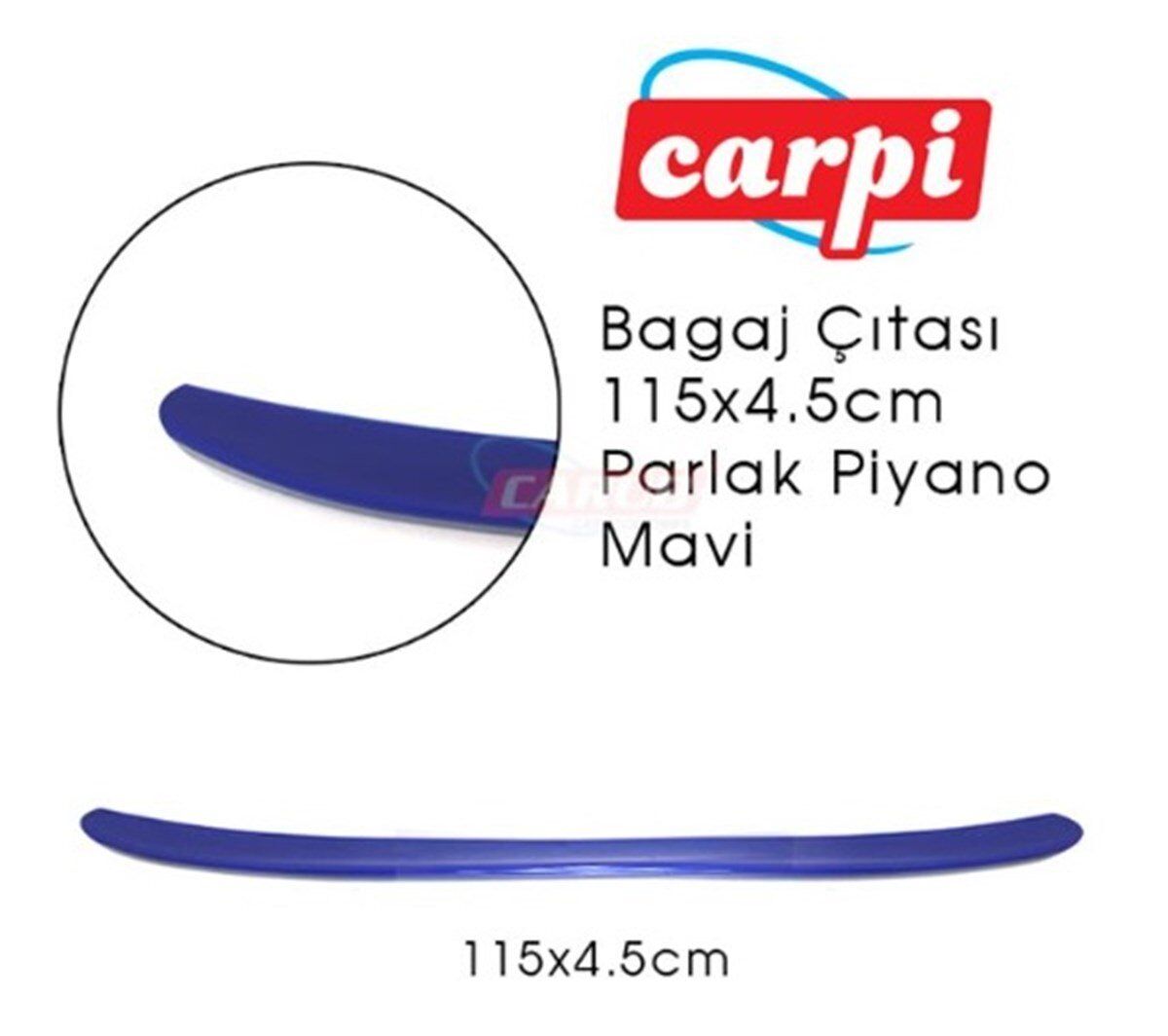 BAGAJ ÇITASI 115X4,5CM PARLAK MAVİ KOD:2790159