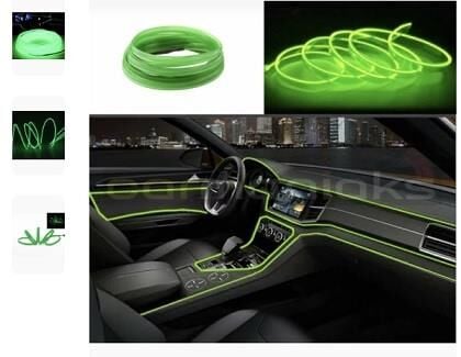 ŞERİT NEON YEŞİL IŞIKLI 12V 2METRE KOD:LR728MT