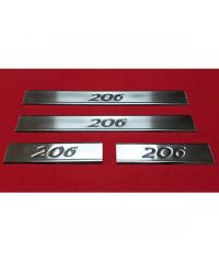 PEUGEOT 206 4 PRÇ KAPI EŞİ̇K Nİ̇KELAJI KOD:K0071