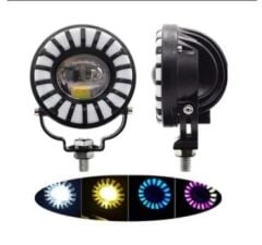 LAMBA YUVARLAK SARI-BEYAZ YANAR KENAR 7 RENK Y2-03