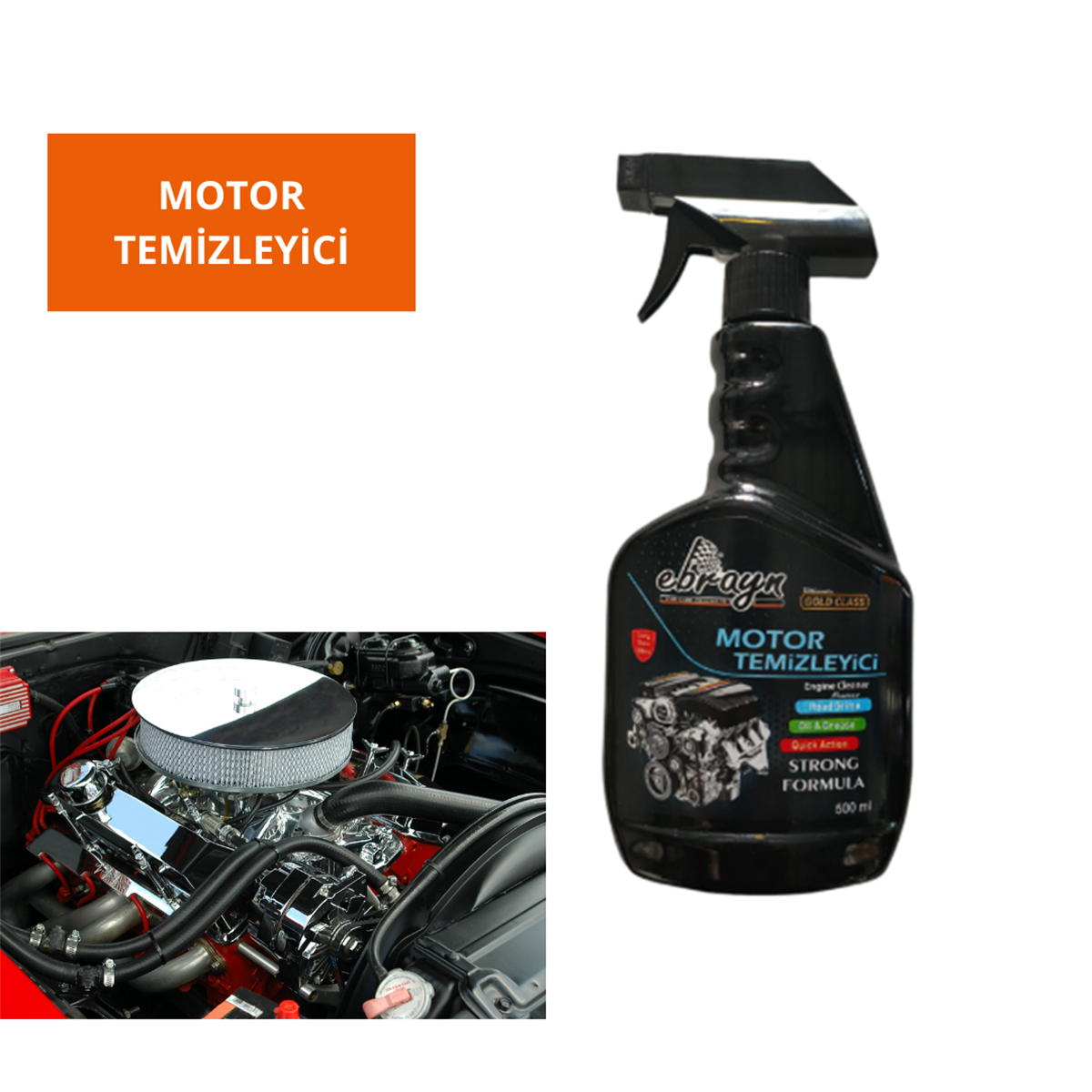 MOTOR TEMİZLEYİCİ 500 ML KOD:EBR3019