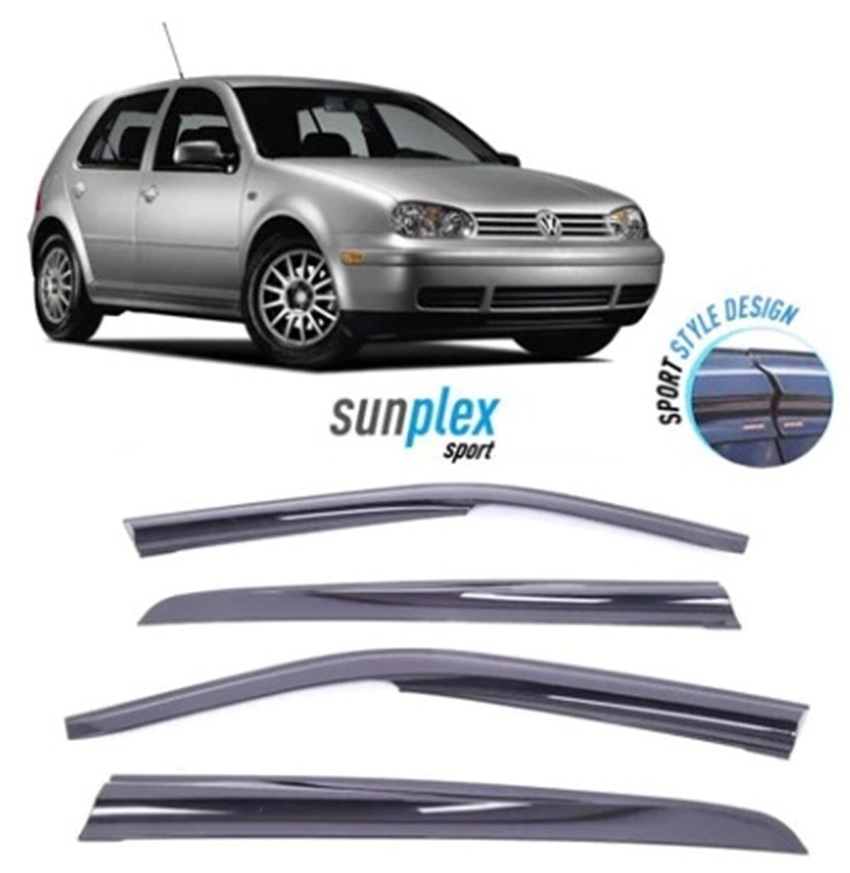 CAM RÜZGARLIK 4'LÜ VOLSWAGEN GOLF 4 1997-2003 KOD:SPS107