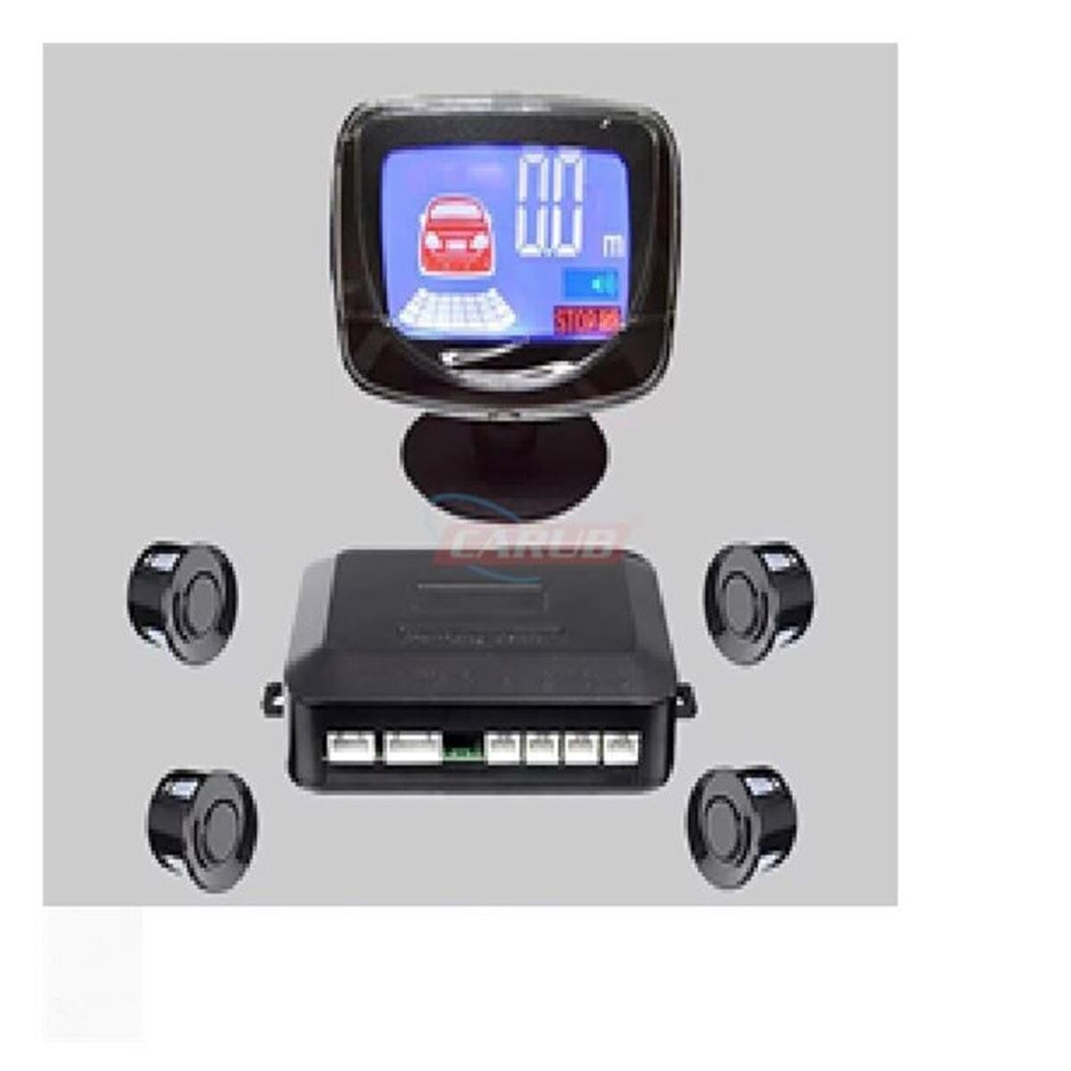 PARK SENSÖRÜ LDS TV EKRANLI 4LÜ SİYAH KOD:0015930