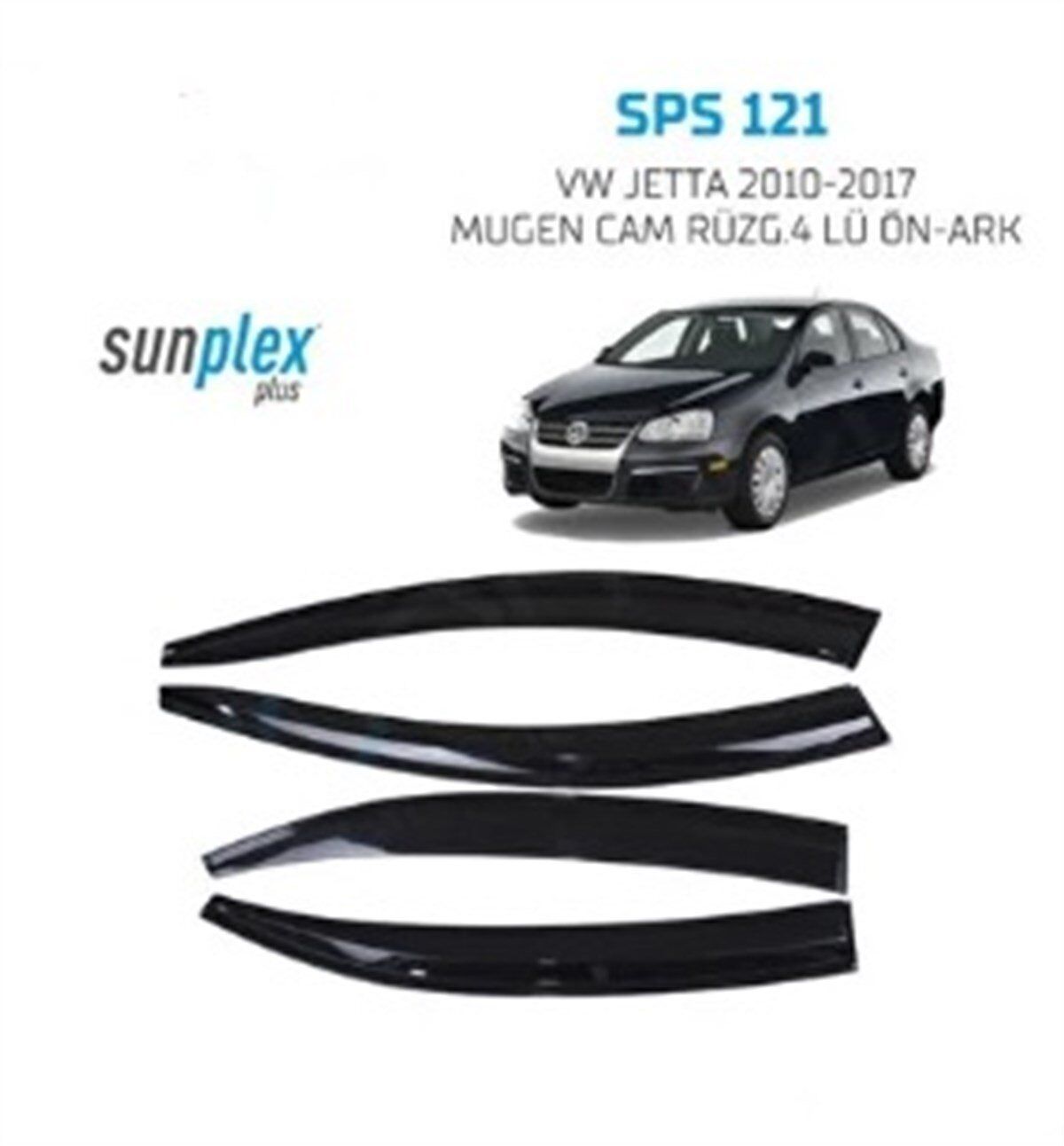 CAM RÜZGARLIK 4'LÜ VOLKSWAGEN JETTA 2010-2017 KOD:SPS121